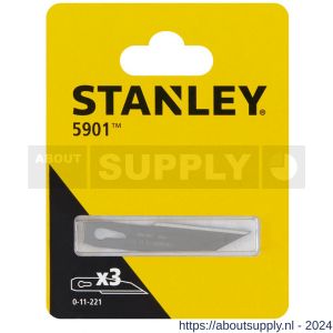 Stanley reserve hobbymessen 5901 set 3 stuks op kaart - S51021530 - afbeelding 4