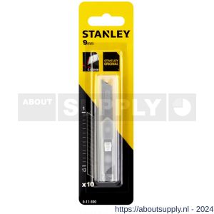 Stanley reserve afbreekmesje 9 mm set 10 stuks dispenser - S51021474 - afbeelding 6