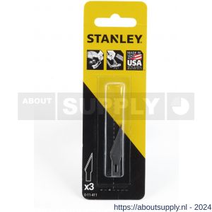 Stanley reserve hobbymesjes 10-401 set 3 stuks op kaart - S51021532 - afbeelding 3