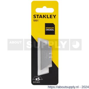 Stanley reserve mesjes 1991 zonder gaten set 5 stuks op kaart - S51021540 - afbeelding 4