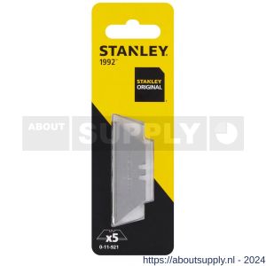 Stanley reserve mesjes 1992 zonder gaten set 5 stuks op kaart - S51021554 - afbeelding 4