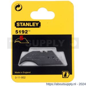 Stanley reserve mesjes 5192 set 5 stuks op kaart - S51021545 - afbeelding 4