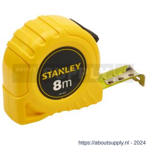 Stanley rolbandmaat 8 m 25 mm op kaart - S51020881 - afbeelding 1