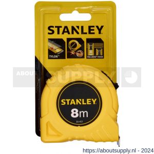 Stanley rolbandmaat 8 m 25 mm op kaart - S51020881 - afbeelding 3