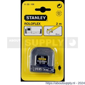 Stanley rolbandmaat zonder stop Roloflex 2 m x 16 mm - S51020938 - afbeelding 2