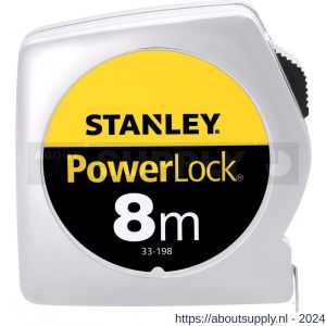 Stanley rolbandmaat Powerlock 8 m x 25 mm - S51020893 - afbeelding 2