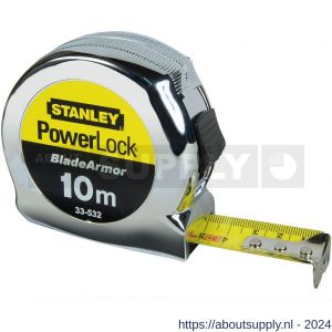 Stanley rolbandmaat Powerlock Blade Armor 10 m op kaart - S51020904 - afbeelding 2