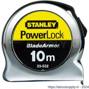 Stanley rolbandmaat Powerlock Blade Armor 10 m op kaart - S51020904 - afbeelding 3