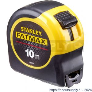 Stanley FatMax rolbandmaat Blade Armor 10 m - S51020907 - afbeelding 1