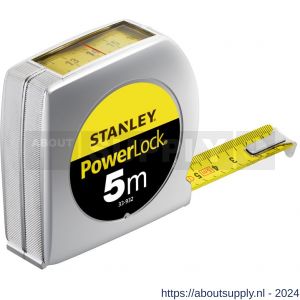 Stanley rolbandmaat PowerLock 5 m x 19 mm boveninkijkvenster - S51020912 - afbeelding 1