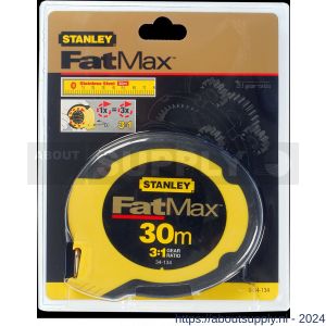 Stanley FatMax landmeter 30 m x 9,5 mm gesloten kast - S51020960 - afbeelding 2
