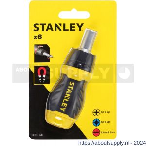 Stanley multibit Stubby schroevendraaier met ratel - S51021179 - afbeelding 4
