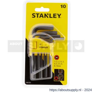 Stanley stiftsleutelset 10 delig 1,5-10 mm - S51020862 - afbeelding 3