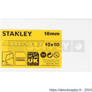 Stanley reserve afbreekmesje 18 mm set 10 stuks dispenser x 10 - S51021478 - afbeelding 6