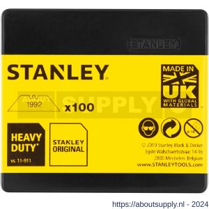 Stanley reserve mesjes 1992 zonder gaten doos 100 stuks - S51021557 - afbeelding 6