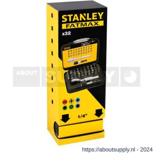 Stanley bitset Expert Pro 1/4 inch ratelsleutel 32 delig - S51020356 - afbeelding 3