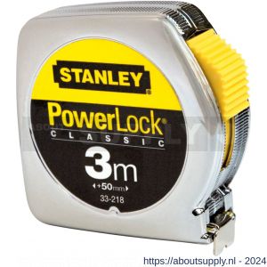 Stanley rolbandmaat Powerlock 3 m x 12,7 mm metaal - S51020900 - afbeelding 1