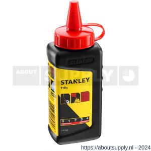 Stanley slaglijnpoeder rood 115 g - S51020252 - afbeelding 1