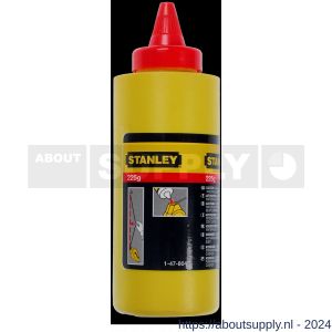 Stanley slaglijnpoeder rood 225 g - S51020255 - afbeelding 1