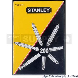 Stanley assortiment bits 200 delig - S51020366 - afbeelding 2