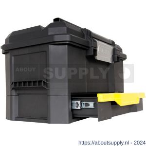 Stanley gereedschapskoffer 19 inch met drukslot en lade - S51020092 - afbeelding 3