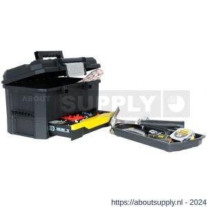 Stanley gereedschapskoffer 19 inch met drukslot en lade - S51020092 - afbeelding 5