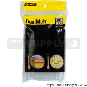 Stanley Dual Melt lijmstick 7 mm 24 stuks - S51020044 - afbeelding 1