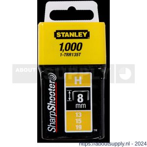 Stanley nieten 8 mm type H 1000 stuks - S51020017 - afbeelding 2