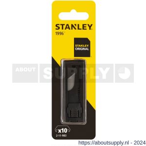 Stanley reserve mesjes 1996 zonder gaten set 10 stuks met dispenser - S51021550 - afbeelding 6
