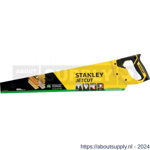 Stanley hout handzaag JetCut SP 550 mm 7 tanden per inch - S51021777 - afbeelding 3