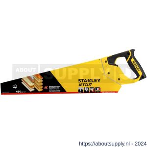 Stanley hout handzaag JetCut HP Fine 450 mm 11 tanden per inch - S51021779 - afbeelding 3