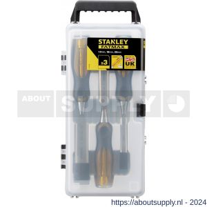 Stanley FatMax steekbeitelset 3 delig 12, 18 en 25 mm - S51020642 - afbeelding 2