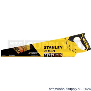 Stanley hout handzaag JetCut SP Appliflon 500 mm 7 tanden per inch - S51021783 - afbeelding 4