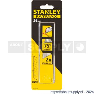 Stanley FatMax reserve afbreekmes 25 mm set 20 stuks - S51021487 - afbeelding 2