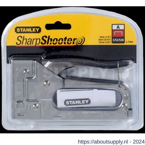 Stanley TR45 hobby handtacker basis uitvoering type A staal - S51021944 - afbeelding 2