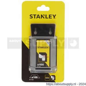 Stanley reserve mesjes 1992 zonder gaten set 100 stuks met dispenser - S51021561 - afbeelding 2