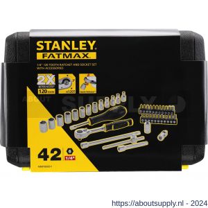 Stanley FatMax dopsleutelset 1/4 inch 42 delig - S51022029 - afbeelding 2
