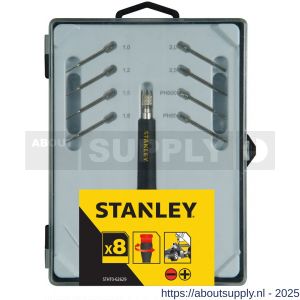 Stanley Multibit precisie schroevendraaierset Parallel en PH 8-delig - S51021186 - afbeelding 2