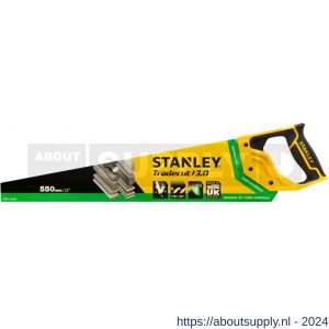 Stanley houtzaag Tradecut Universal 550 mm 8 tanden per inch - S51022105 - afbeelding 3