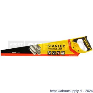 Stanley houtzaag Tradecut fijn 550 mm 11 tanden per inch - S51022103 - afbeelding 3