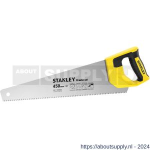 Stanley houtzaag Tradecut Universal 450 mm 8 tanden per inch - S51022108 - afbeelding 1