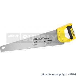 Stanley universeel hout zaag SharpCut 500 mm 7 tanden per inch - S51022110 - afbeelding 1