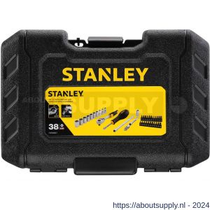 Stanley dopsleutelset 1/4 inch 38 delig - S51022027 - afbeelding 2