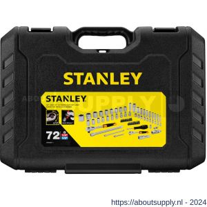 Stanley dopsleutelset 1/4 inch en 1/2 inch 72 delig - S51022017 - afbeelding 3