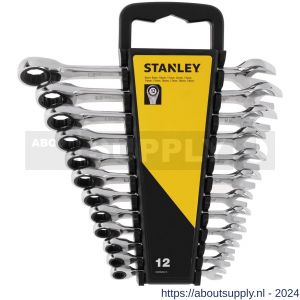 Stanley ringsteeksleutelset met ratelring 12 delig - S51022066 - afbeelding 2
