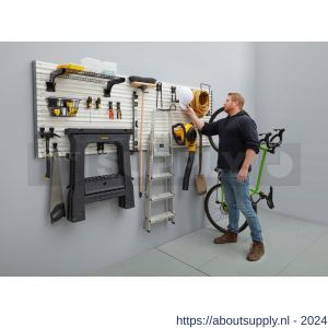 Stanley Track Wall garage workshop fietshaak horizontaal - S51022000 - afbeelding 6