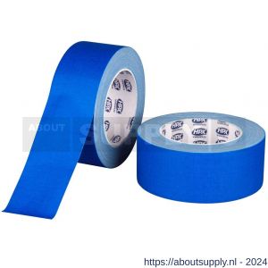 HPX Mat gaffer textiel montage tape PRO blauw 50 mm x 25 m - S51700205 - afbeelding 1