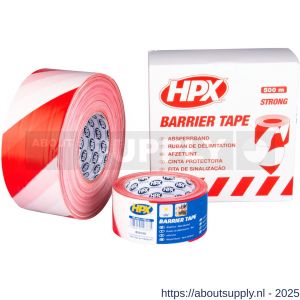 HPX afzetlint wit-rood 70 mm x 500 m - S51700269 - afbeelding 2