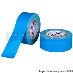 HPX Fluo gaffer textiel montage tape PRO blauw 50 mm x 25 m - S51700173 - afbeelding 1