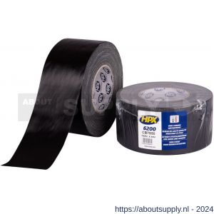 HPX Pantser reparatie tape zwart 75 mm x 50 m - S51700240 - afbeelding 1
